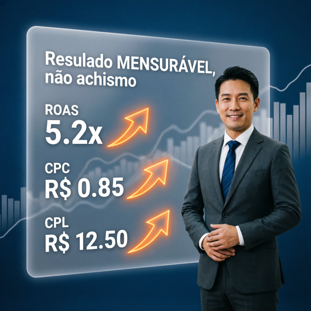 Resultados Mensuráveis - ROAS, CPC, CPL