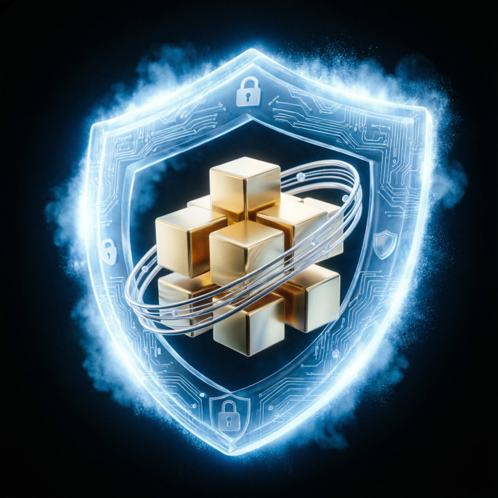 Risk management shield protecting trading account from drawdown losses