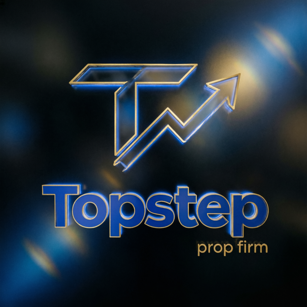 Topstep prop firm logo and branding concept
