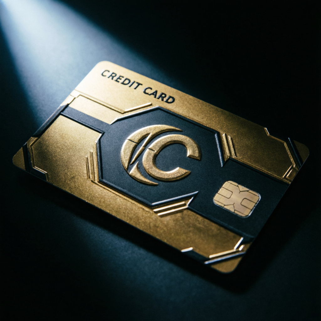 Premium financial services card representing exclusive access