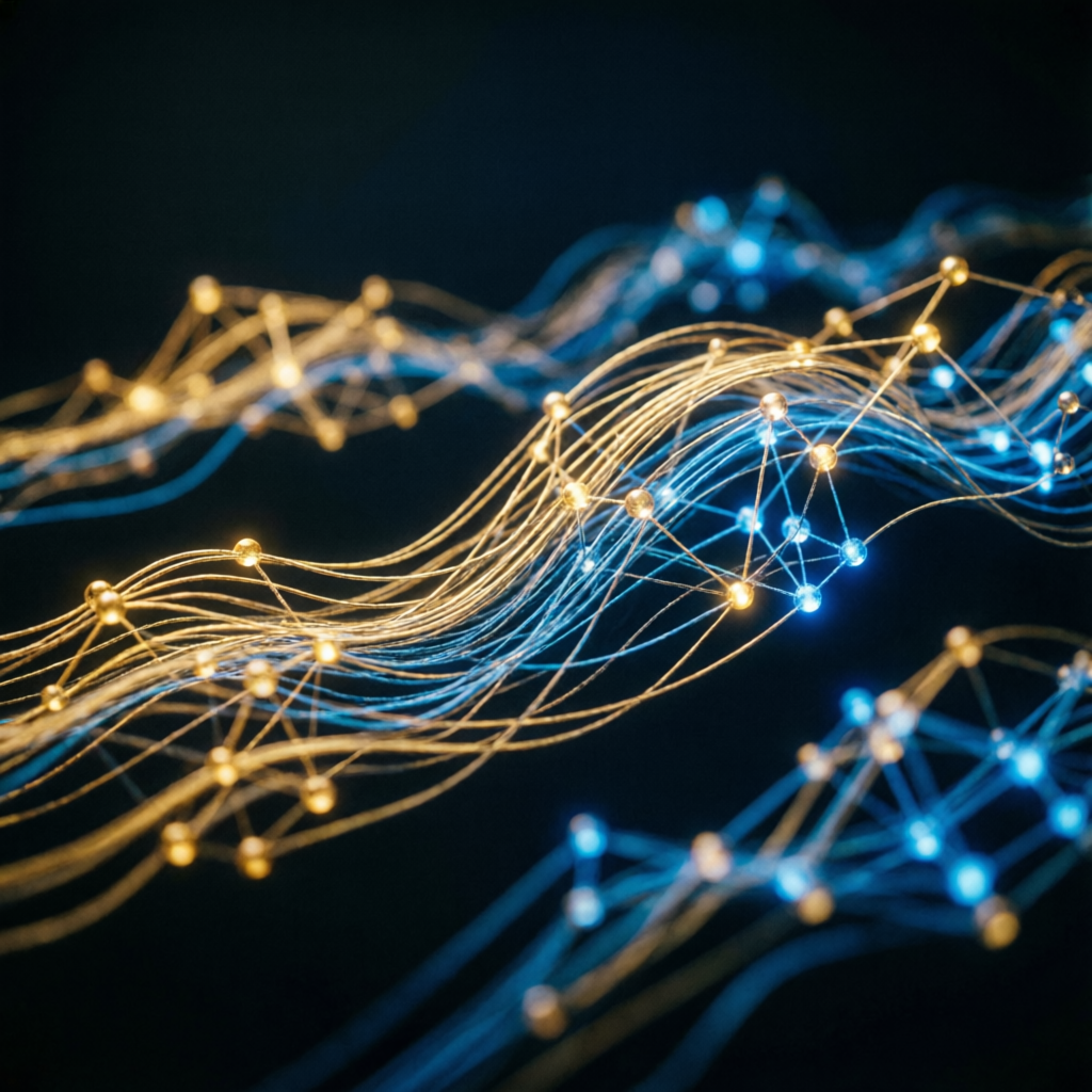 Advanced financial data network visualization