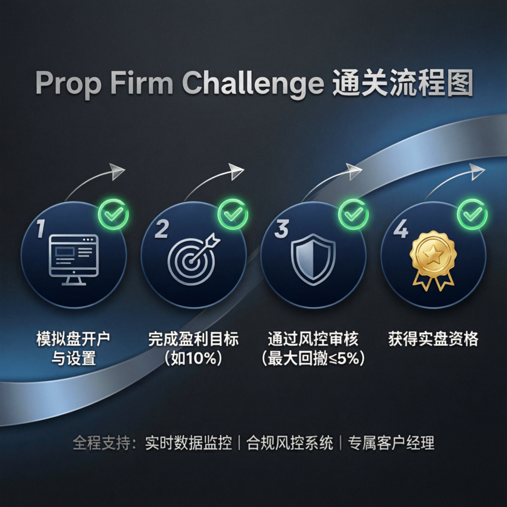 Prop firm challenge passing process step by step