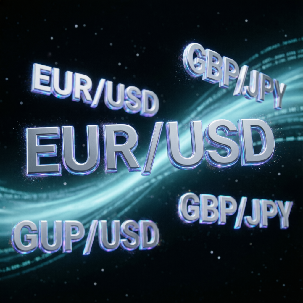 Forex currency pairs EUR USD GBP JPY trading visualization