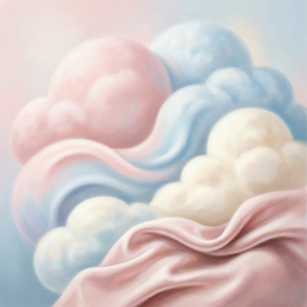 Abstract soft baby care textures