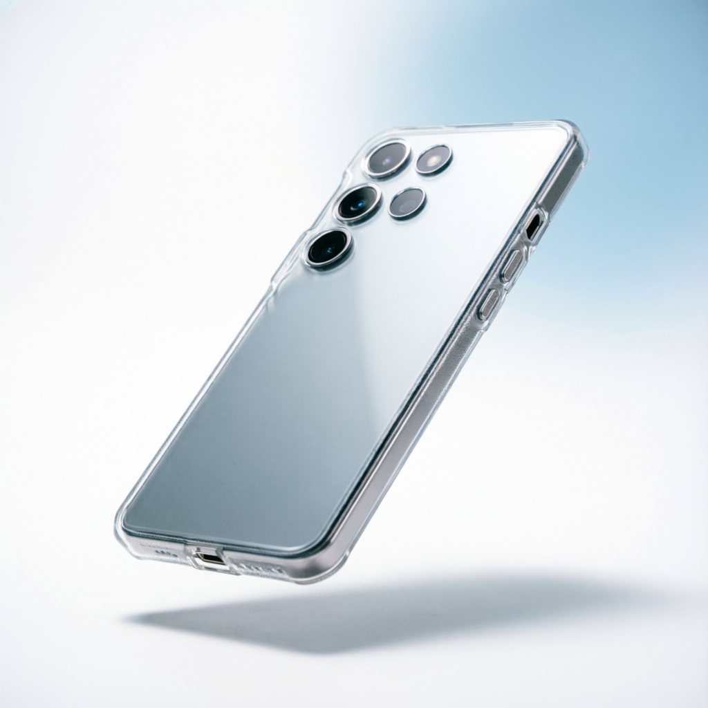 Ультратонкий прозрачный чехол Benks Crystal Case 1,2 мм на Samsung Galaxy S26 — вид сбоку