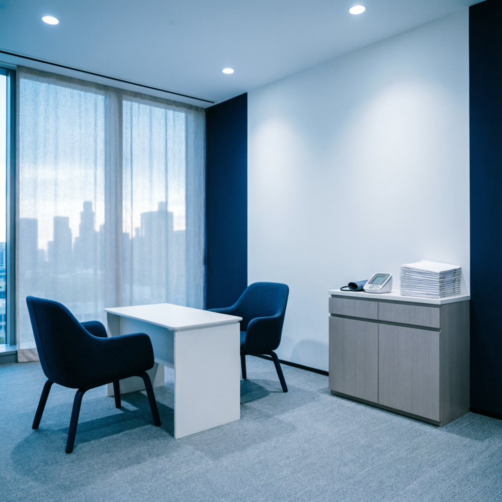 Modern medical consultation room