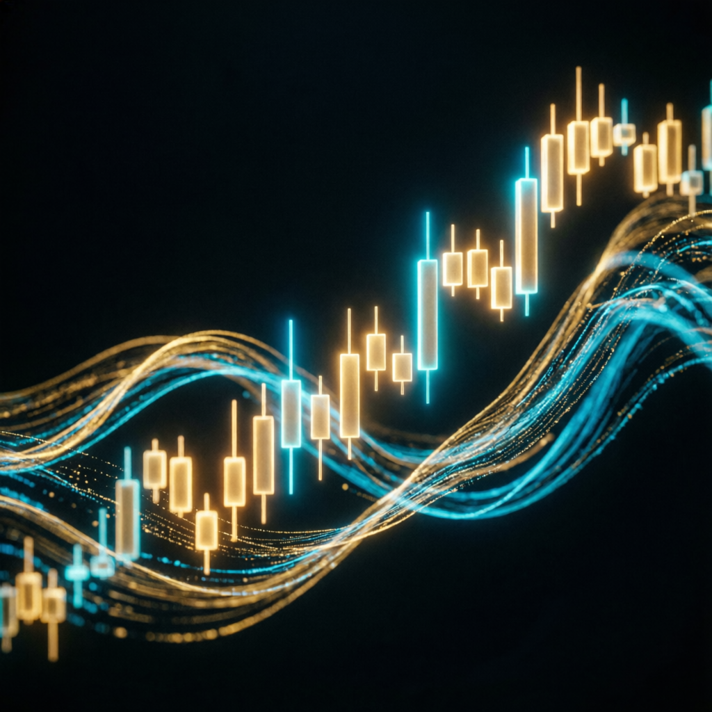 My Funded Futures Candlestick Chart Rising