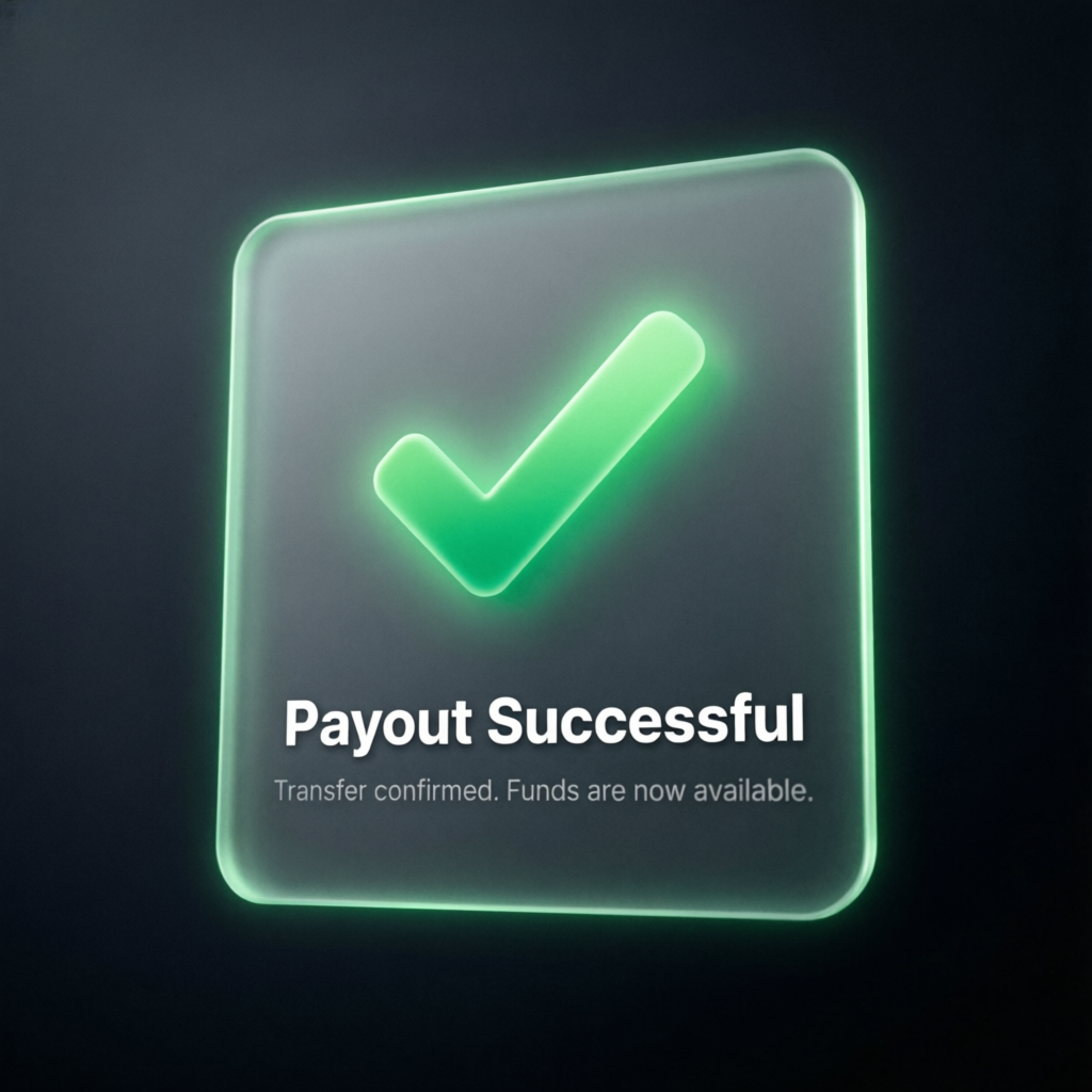 Apex Trader Funding payout successful confirmation