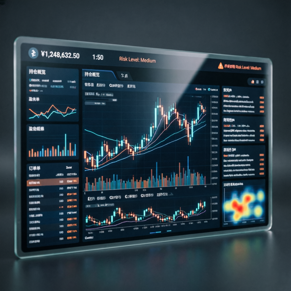 Professional trading dashboard showing Funding Pips challenge metrics and funded account performance analytics