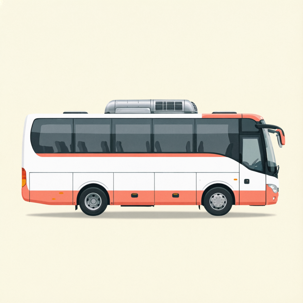 AC tour bus