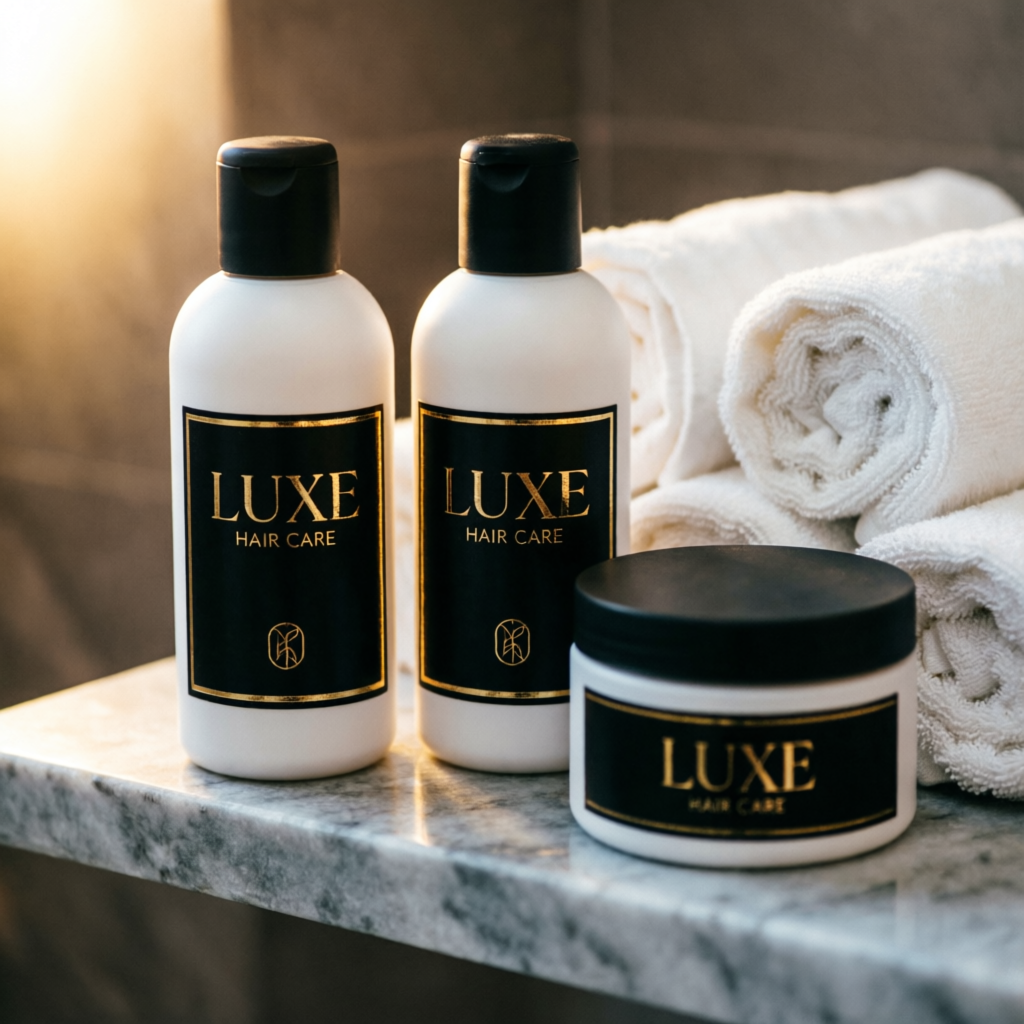 Professional aftercare shampoo, conditioner and hair mask products at Rush Salon, Surat