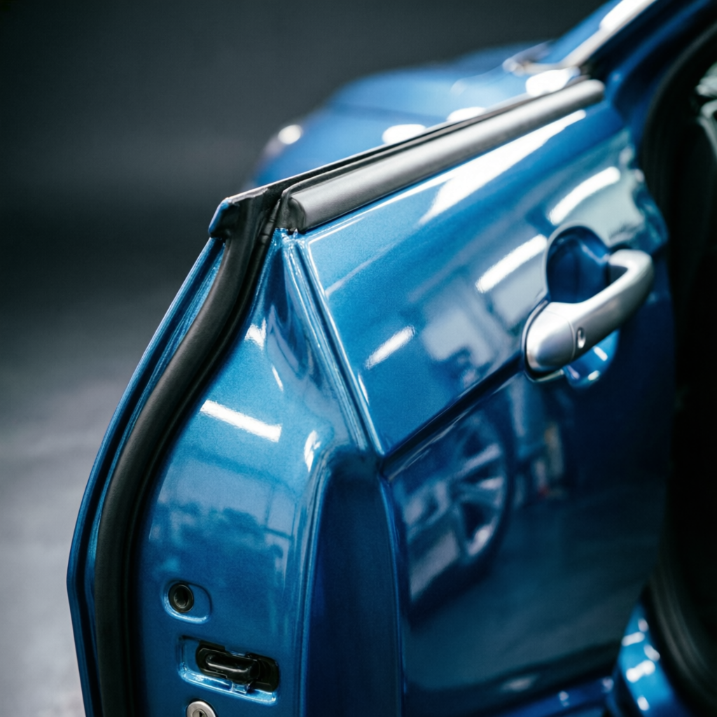 Pintura azul metálica