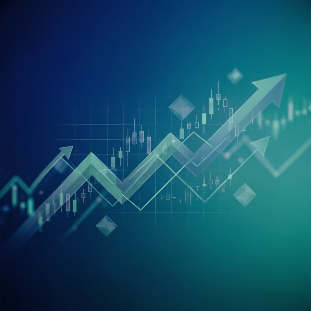 Trading chart background