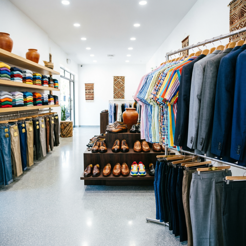 Clothing & Footwear Shop in Dar es Salaam