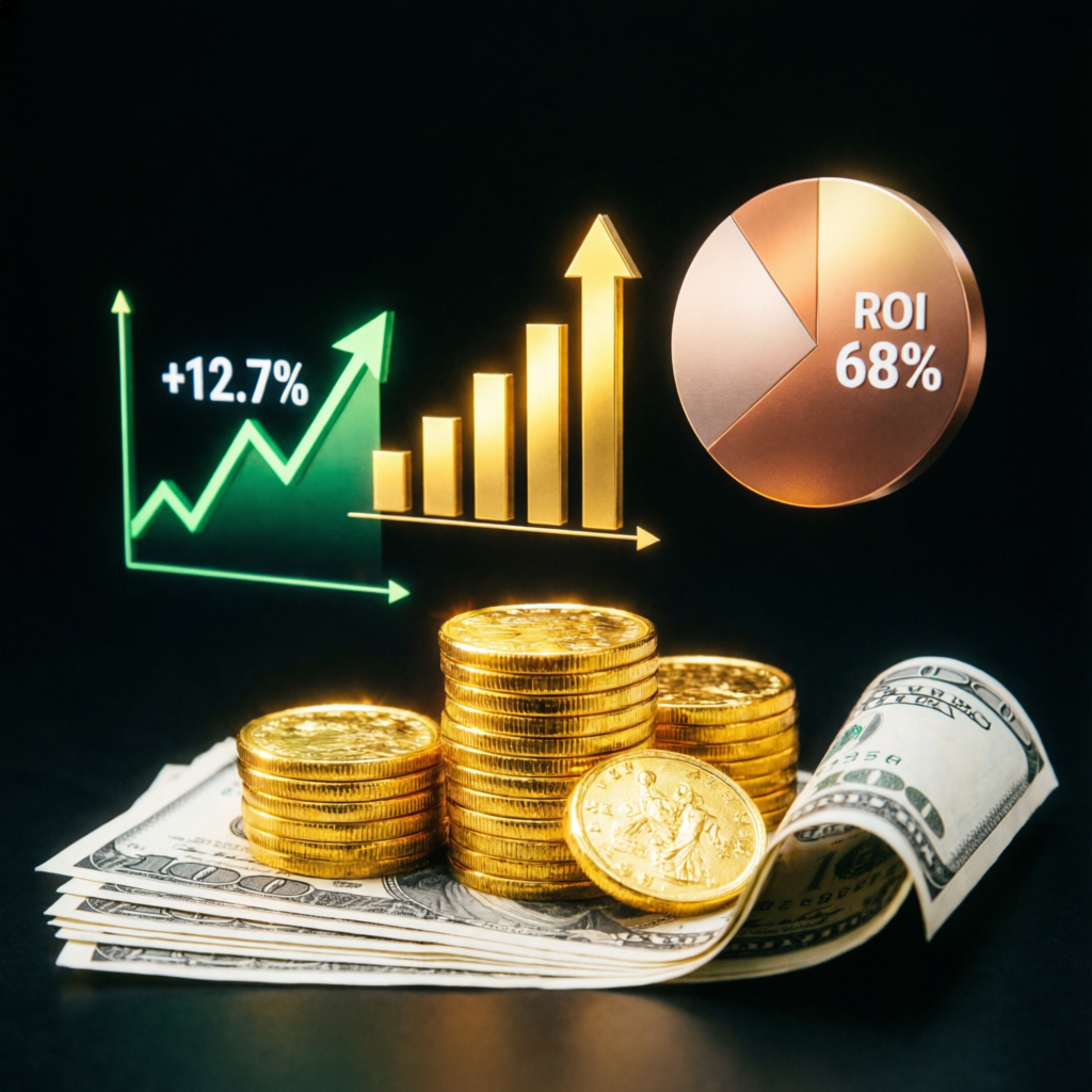 Financial growth and ROI results from Topstep funded account management