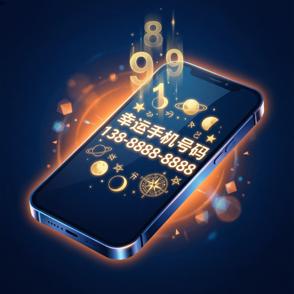 Lucky Mobile Number Calculator Numerology Phone Illustration