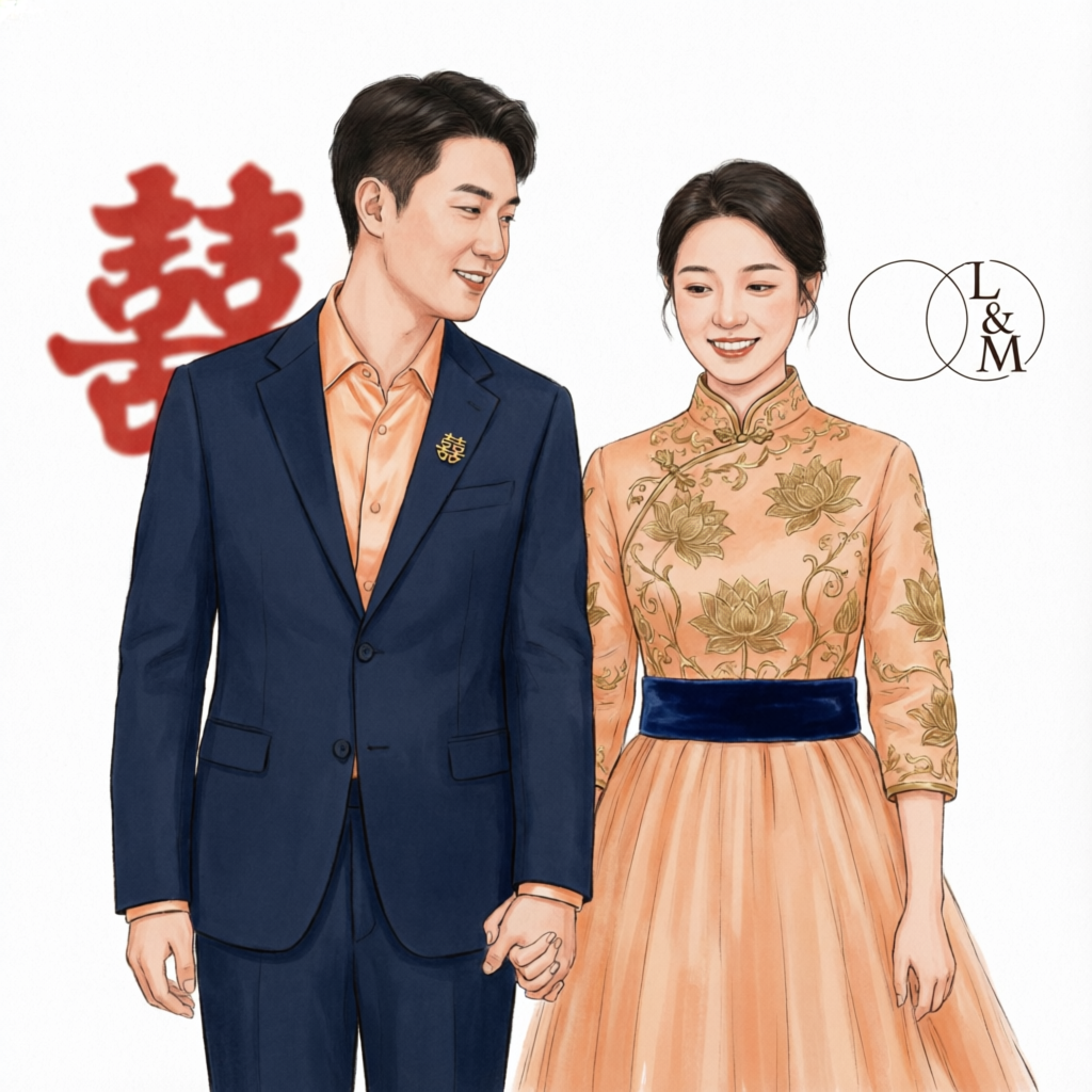 Love or Arranged Marriage Calculator Couple Illustration