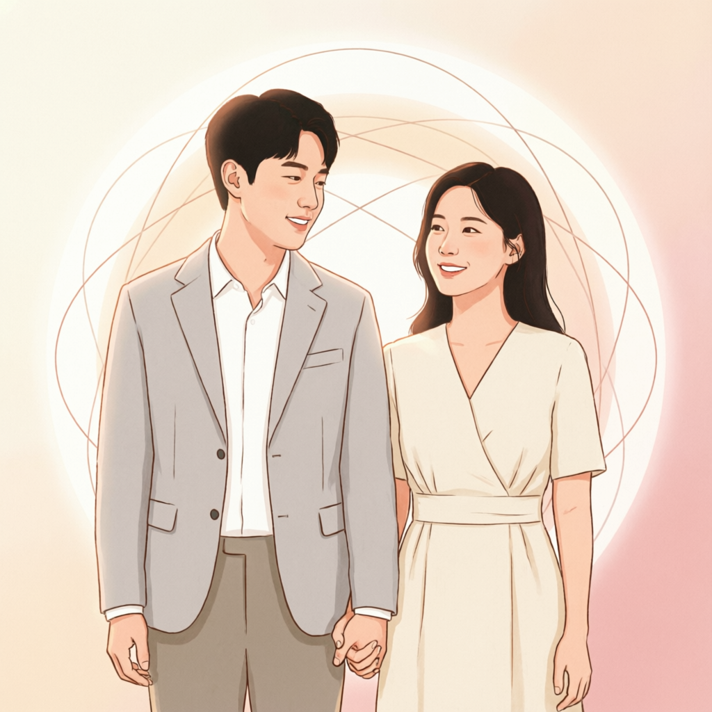 Marriage Calculator Couple Compatibility Illustration