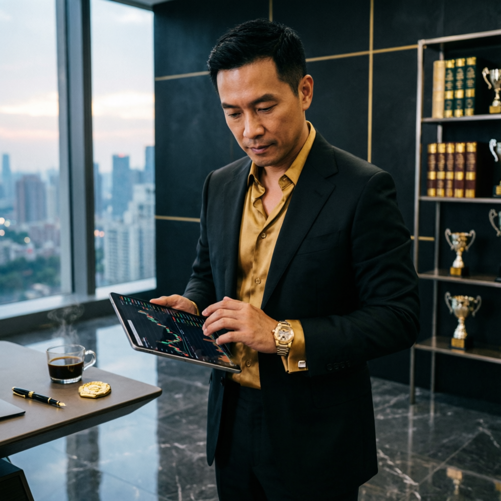 Financial consultant reviewing Topstep prop firm rules and strategies