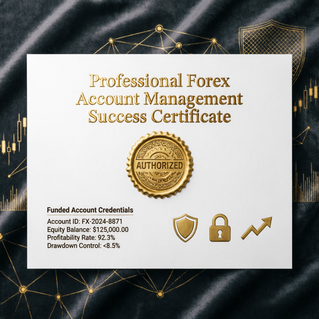 Funded Account Success Certificate