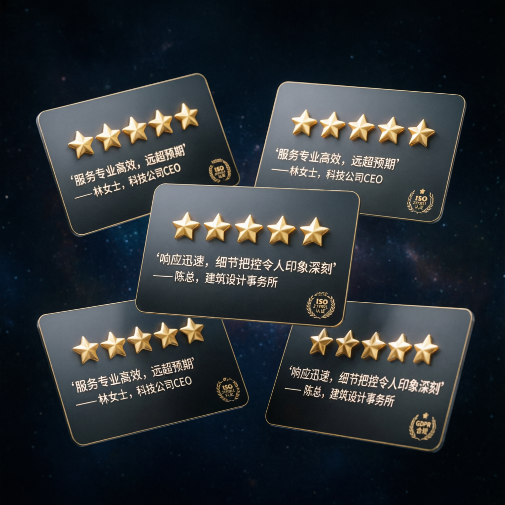 Client testimonials and 5-star reviews for prop firm passing service