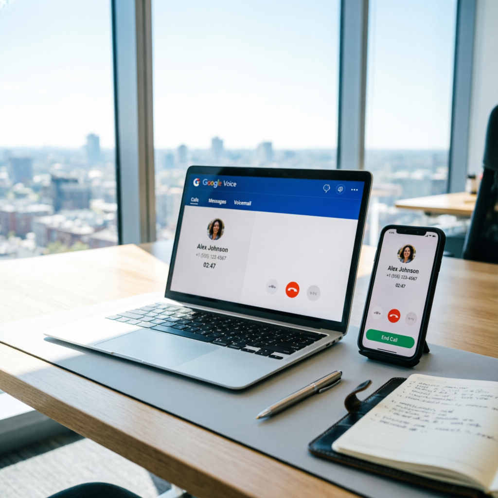 Comunícate con Google Voice - Llamadas empresariales