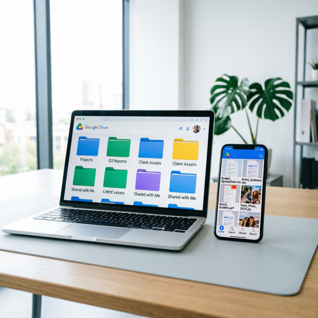 Almacena y comparte archivos en la nube - Google Drive