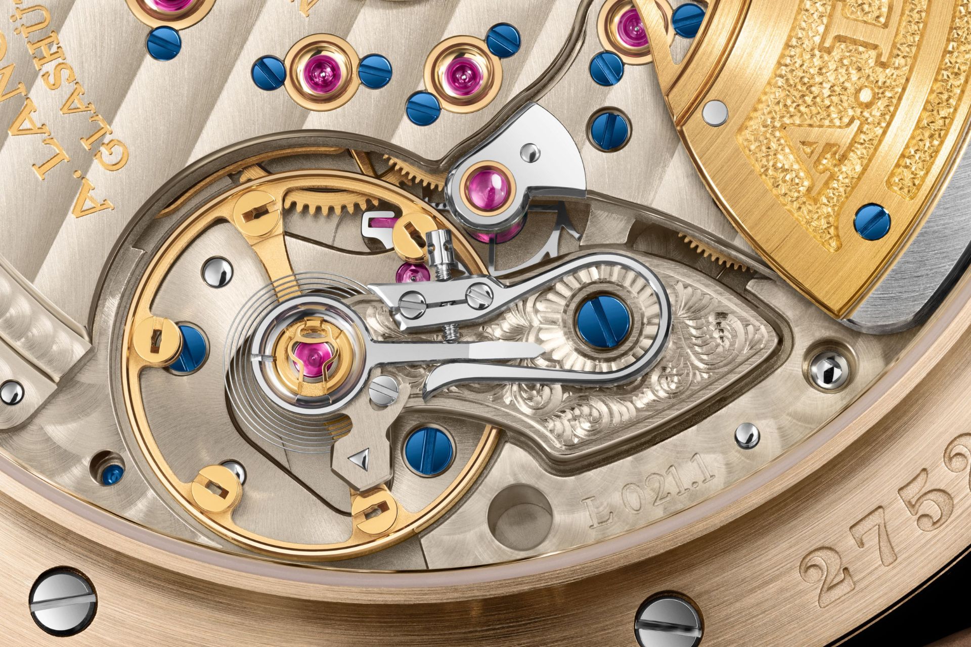 Patek Philippe - часовой механизм с рубиновыми камнями, связь механики и геммологии