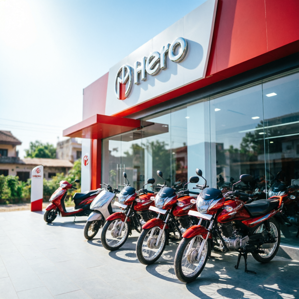 Shri Kushal Gurudev Auto Hero Showroom in Panduka Gariaband