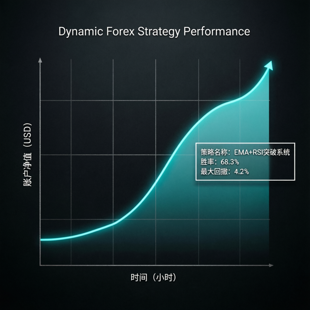 Dynamic Forex Strategy Performance Chart
