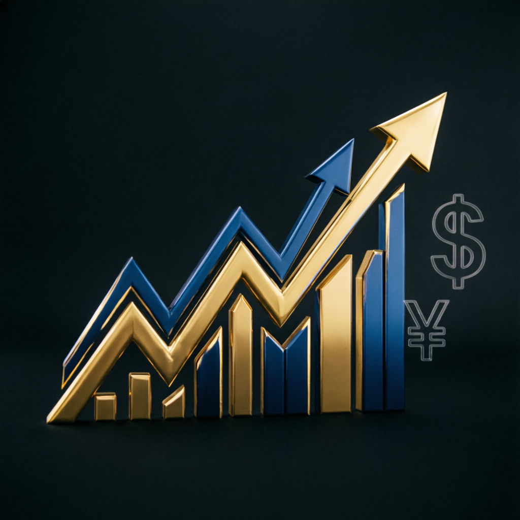 Forex trading growth and profit charts