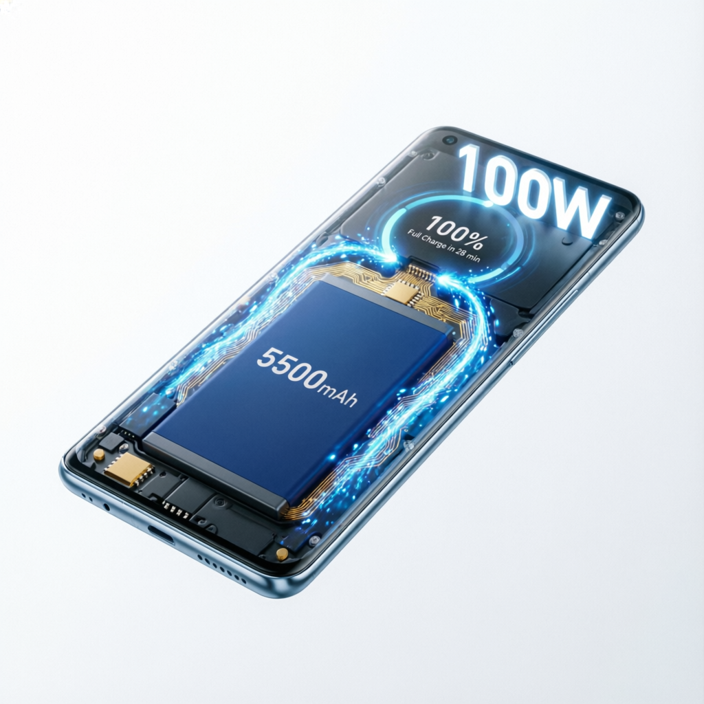 Батарея Honor 600 5500 мАч быстрая зарядка 100 Вт