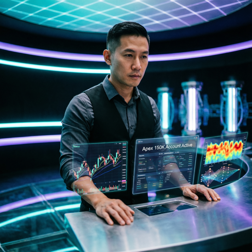 Professional Trader Managing Apex 150K Funded Account