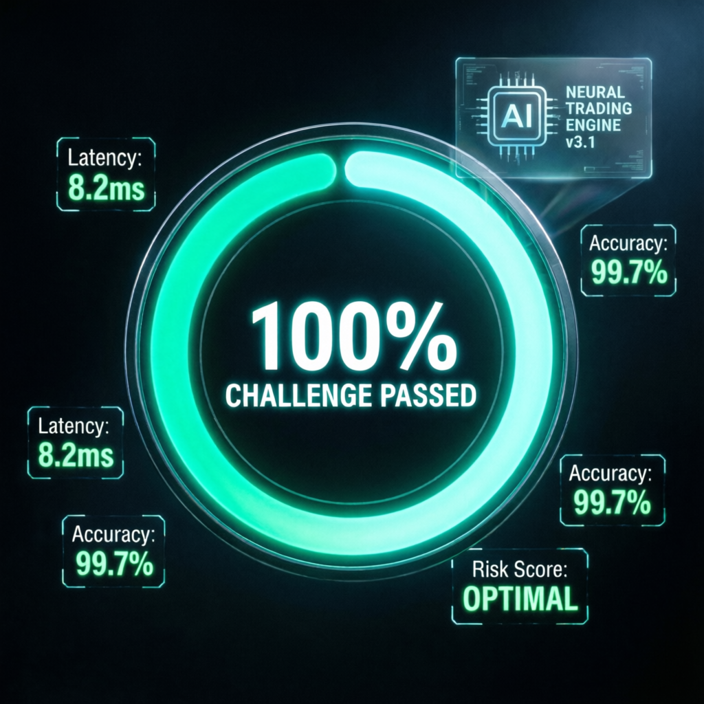AI Neural Trading Engine - 100% Challenge Passed Success