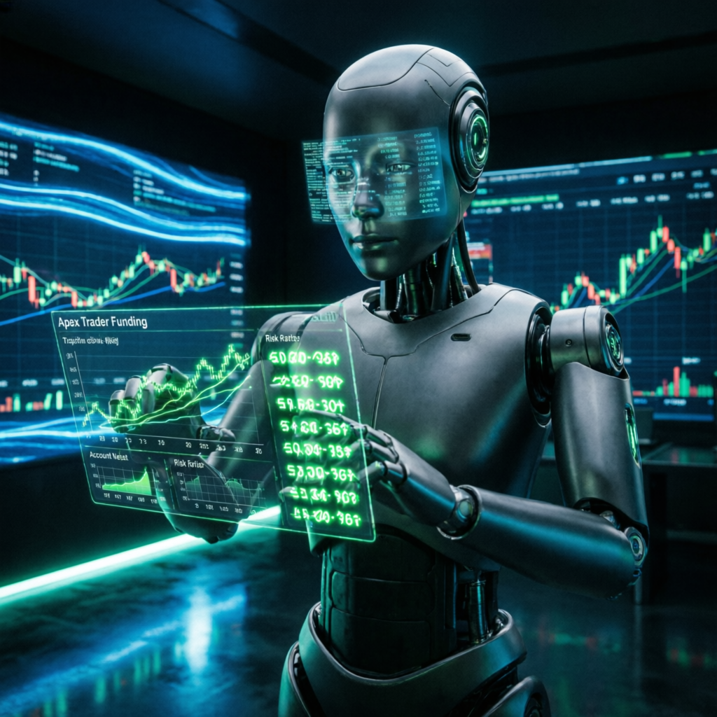 AI Trading Robot Executing Apex Trader Funding Futures Trades
