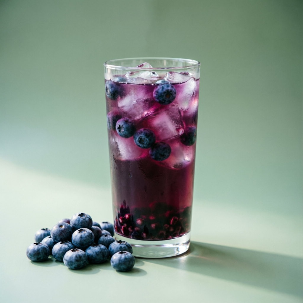 Blueberry Fruit Granule Green Tea