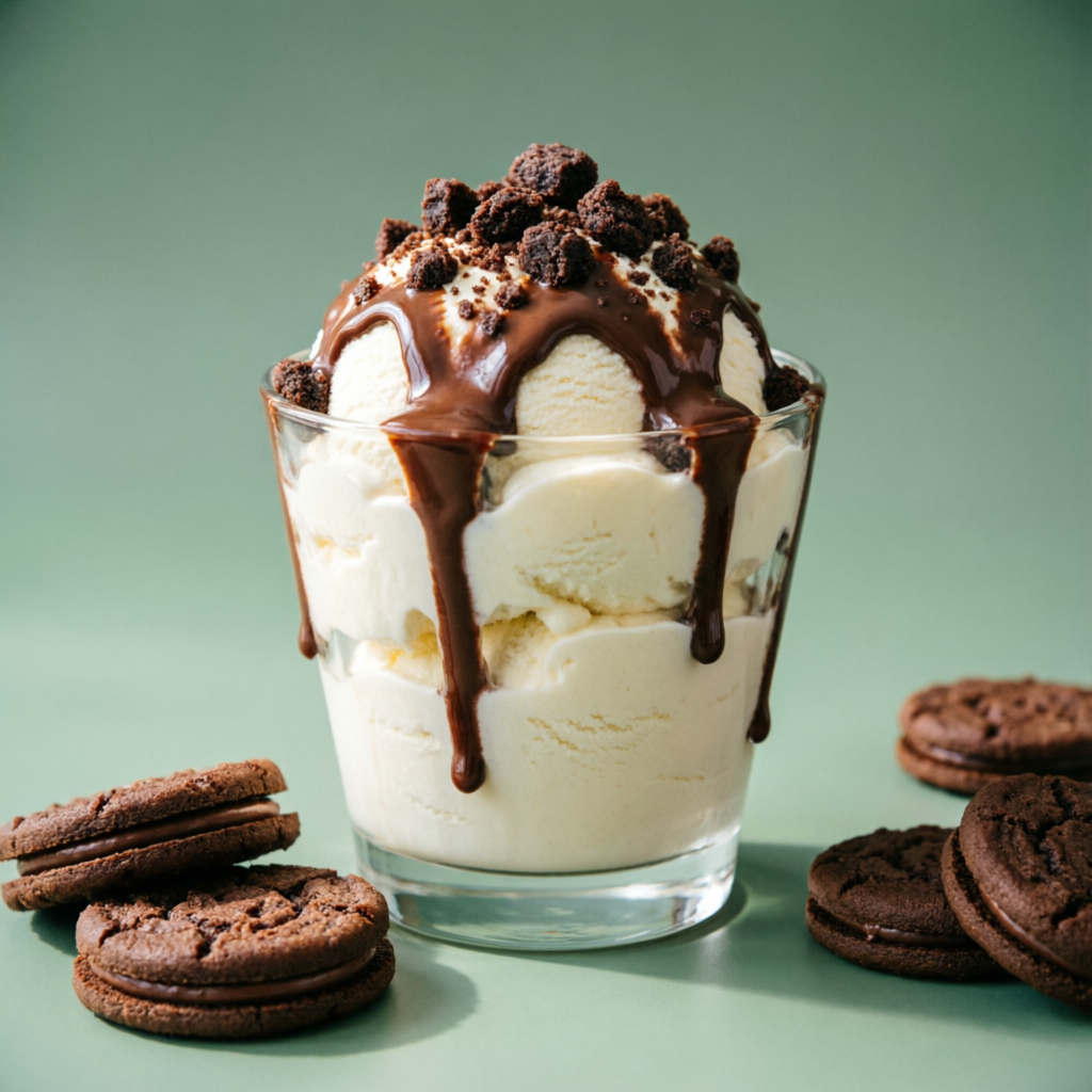 Chocolate Oreo Crumb Sundae