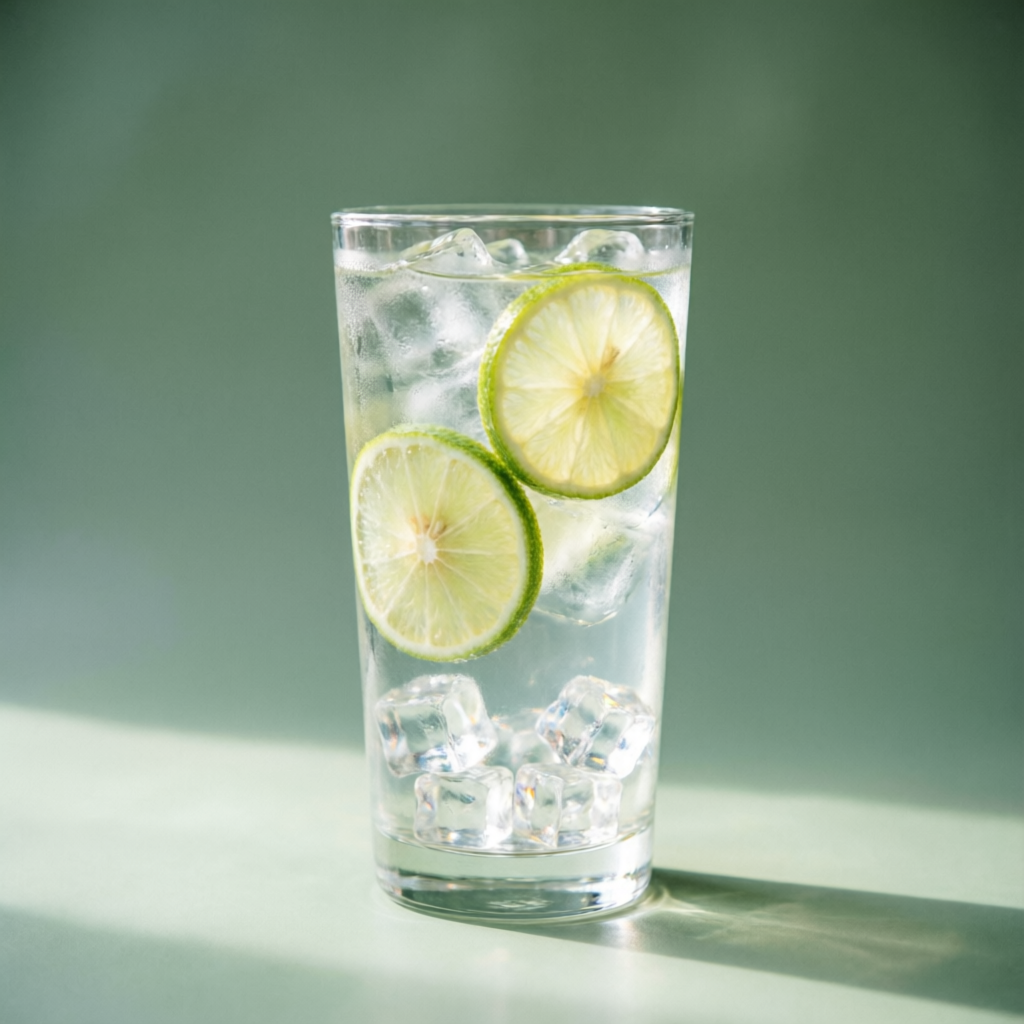 Fresh Iced Lemon Water