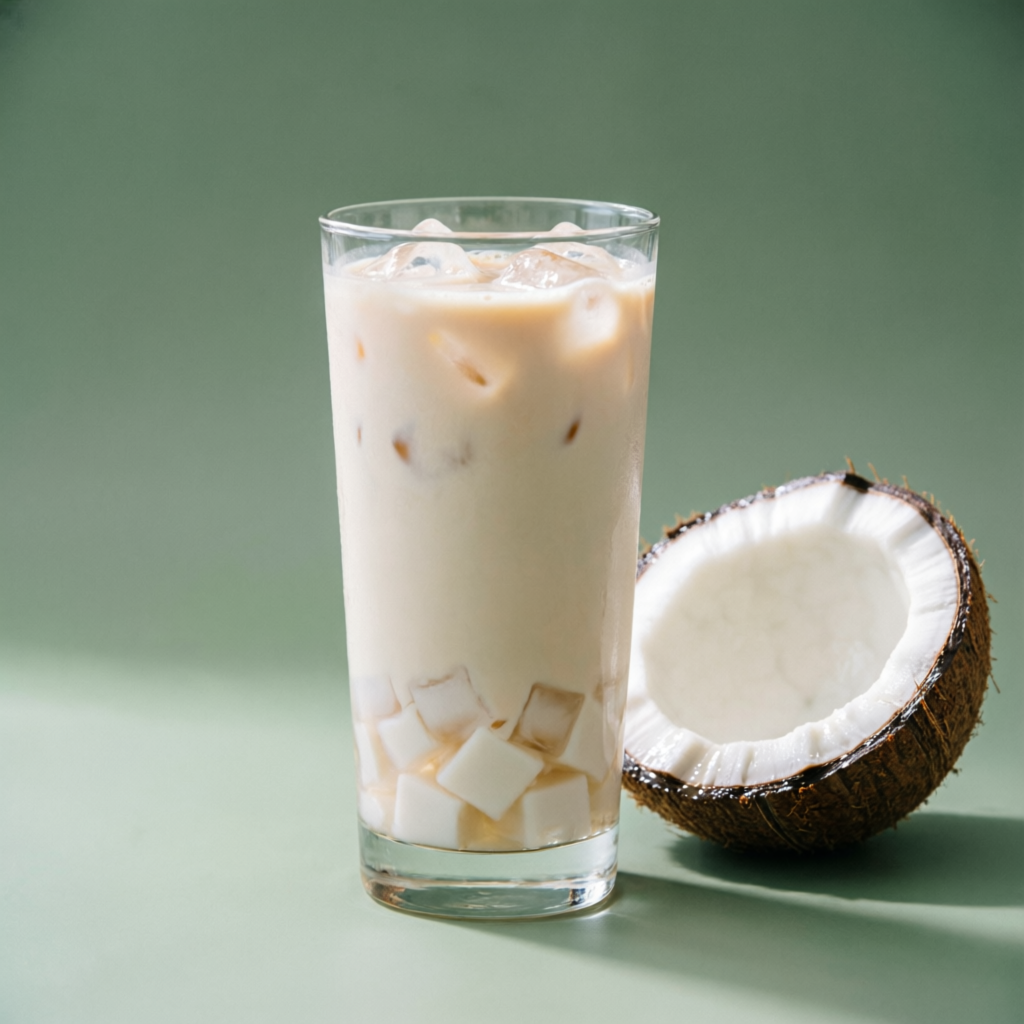 Coconut Jelly Milk Tea