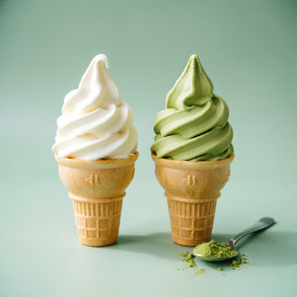 ChaJoy Ice Cream Original and Matcha