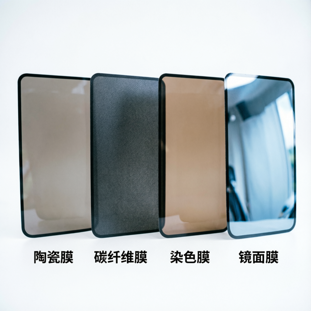 Car window tint film comparison