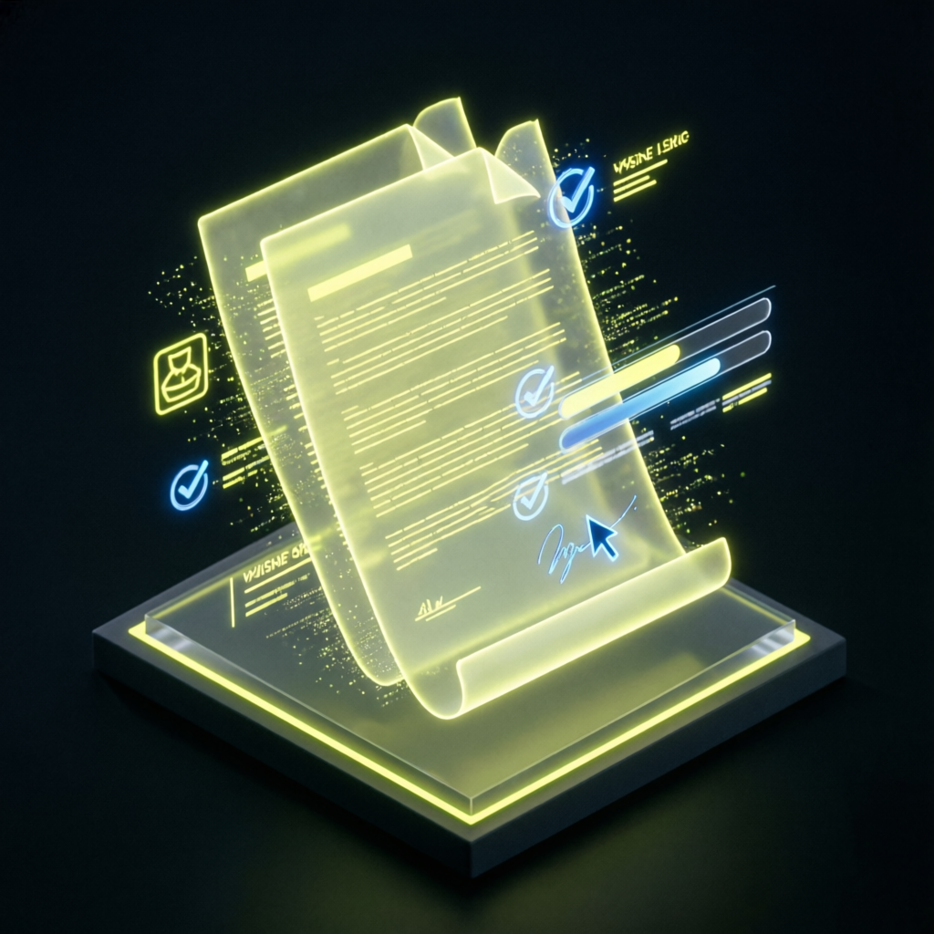 Digital Contract Interface