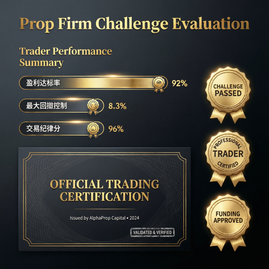 Prop Firm Challenge Evaluation with Professional Trading Certification