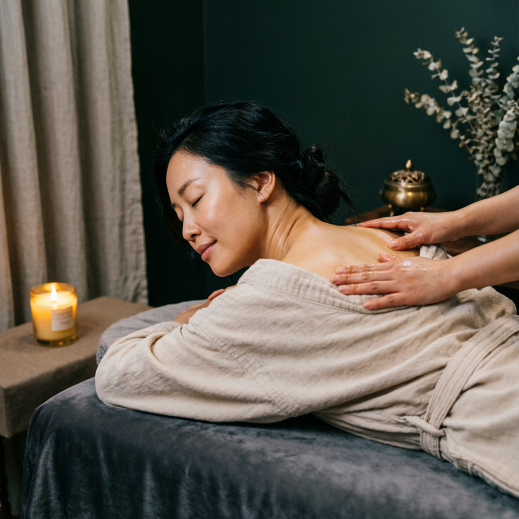 Professional massage therapy at Geeta Spa Chembur