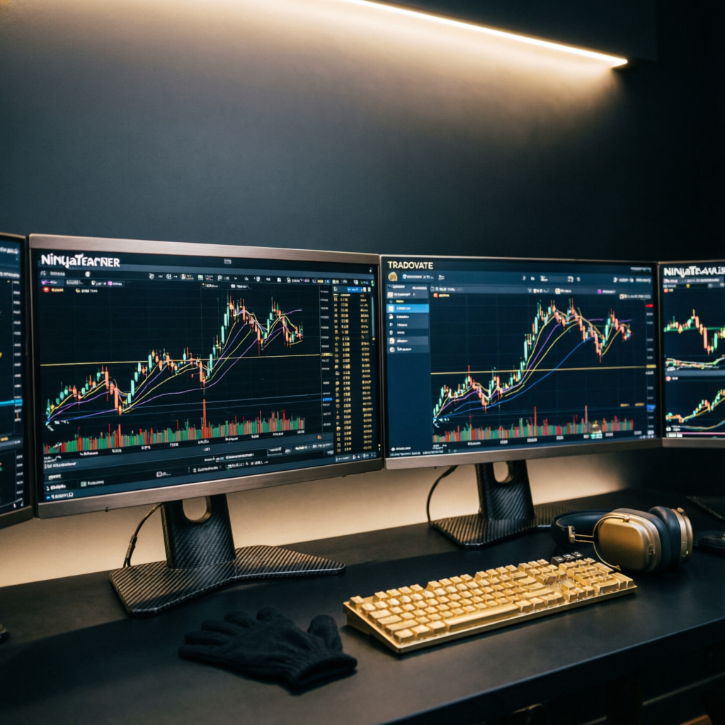NinjaTrader and Tradovate trading platforms setup