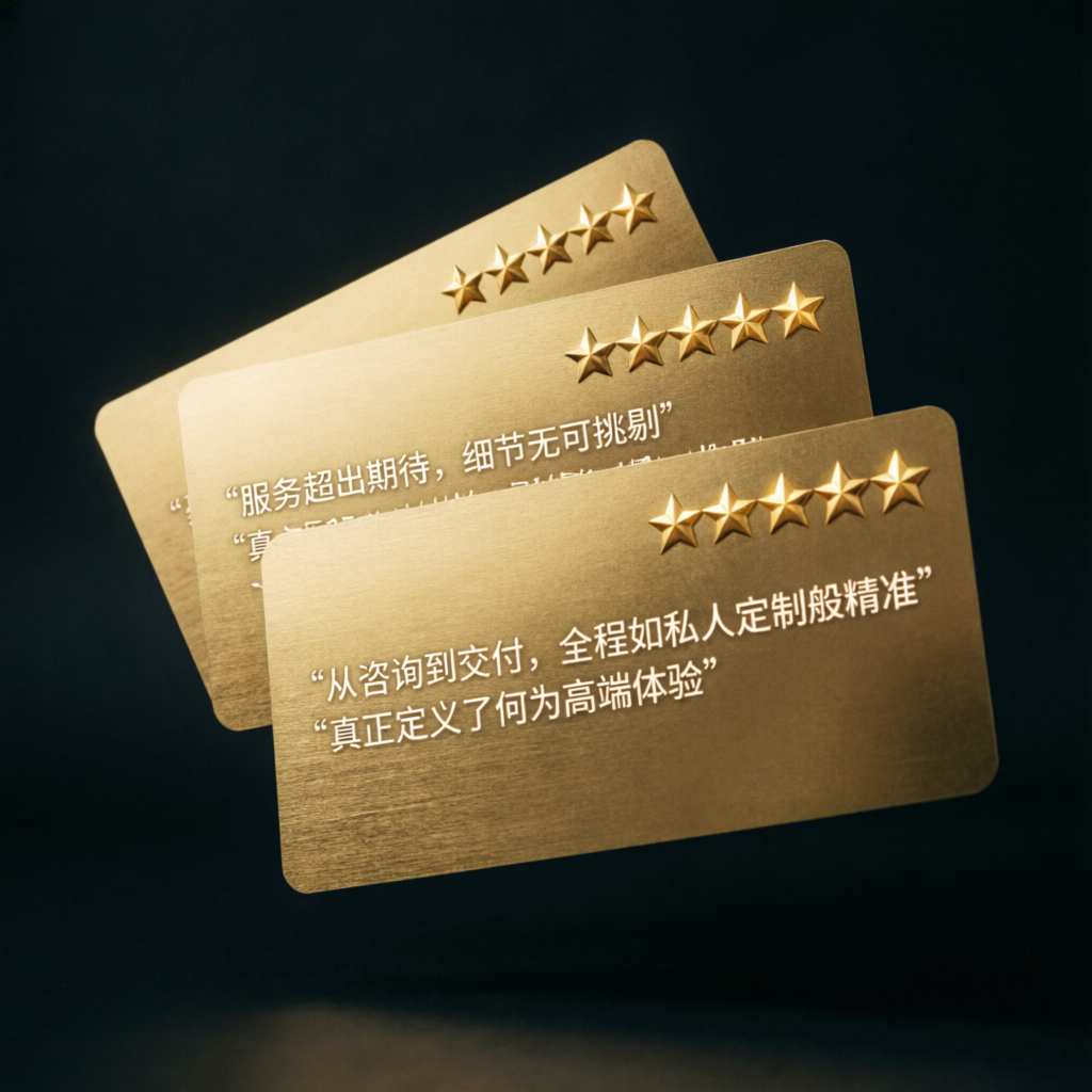 Five star reviews and testimonials from satisfied clients