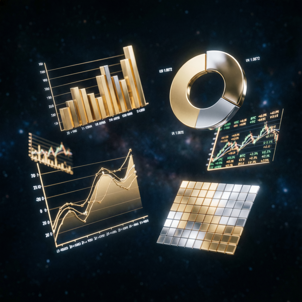 Premium analytics and trading data visualization