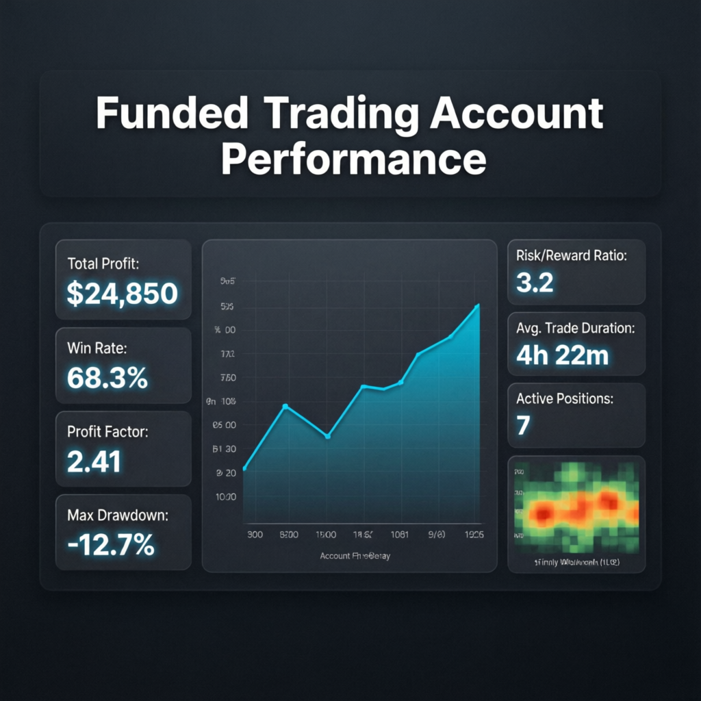 Funded Trading Account Performance Dashboard