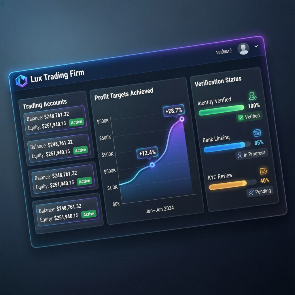Lux Trading Firm Dashboard