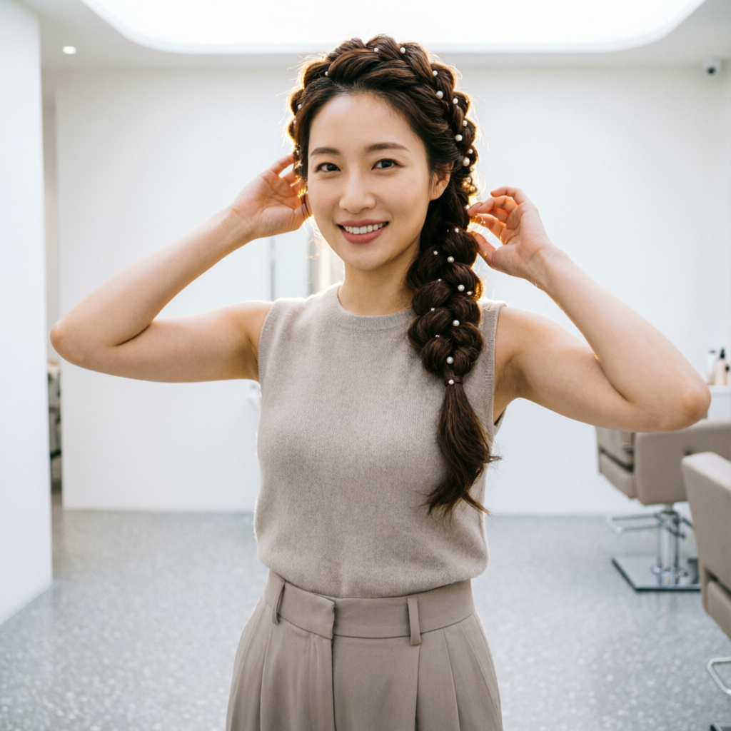 Hairstyle transformation result